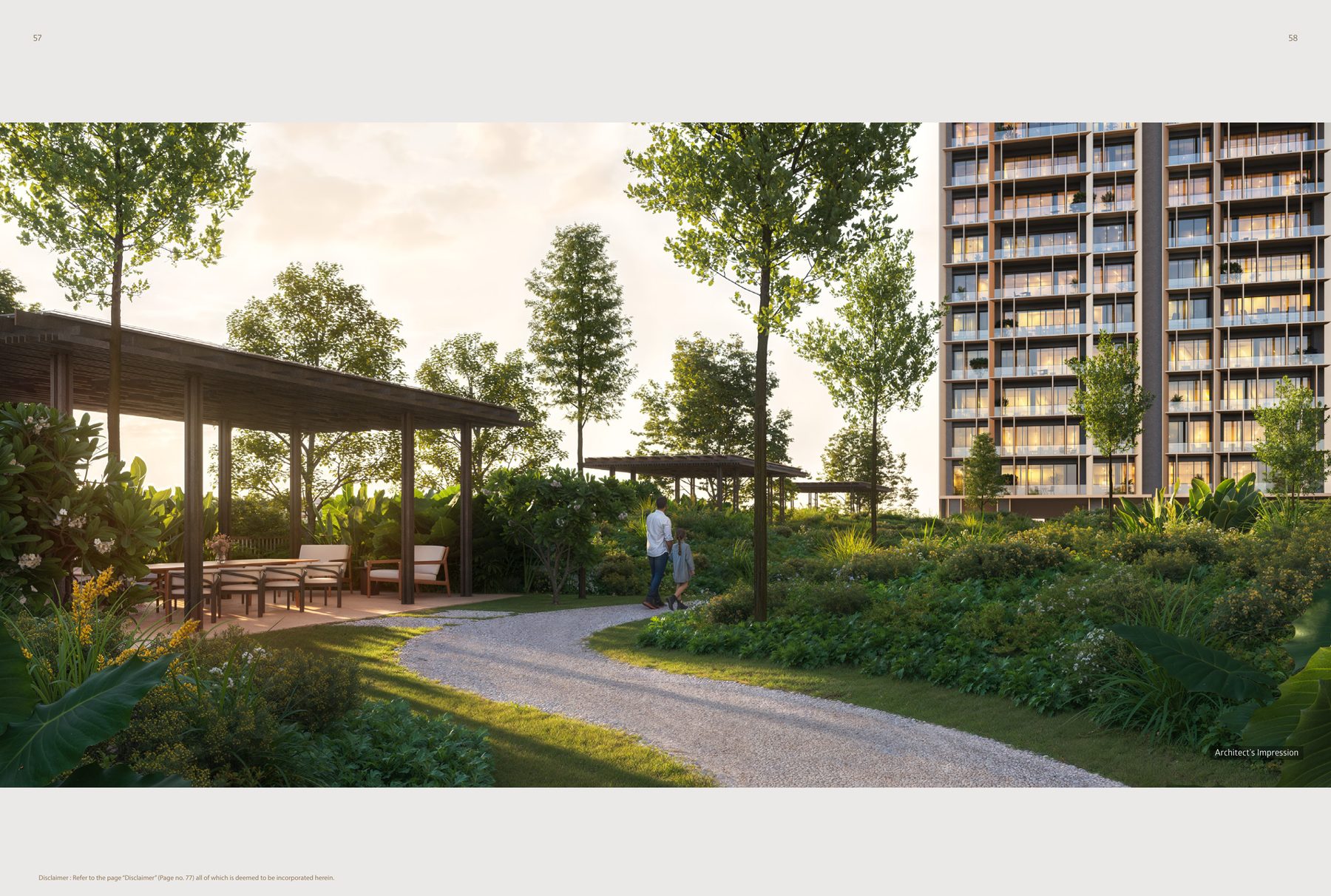 Aerial view of Three Sixty North, architect's impression