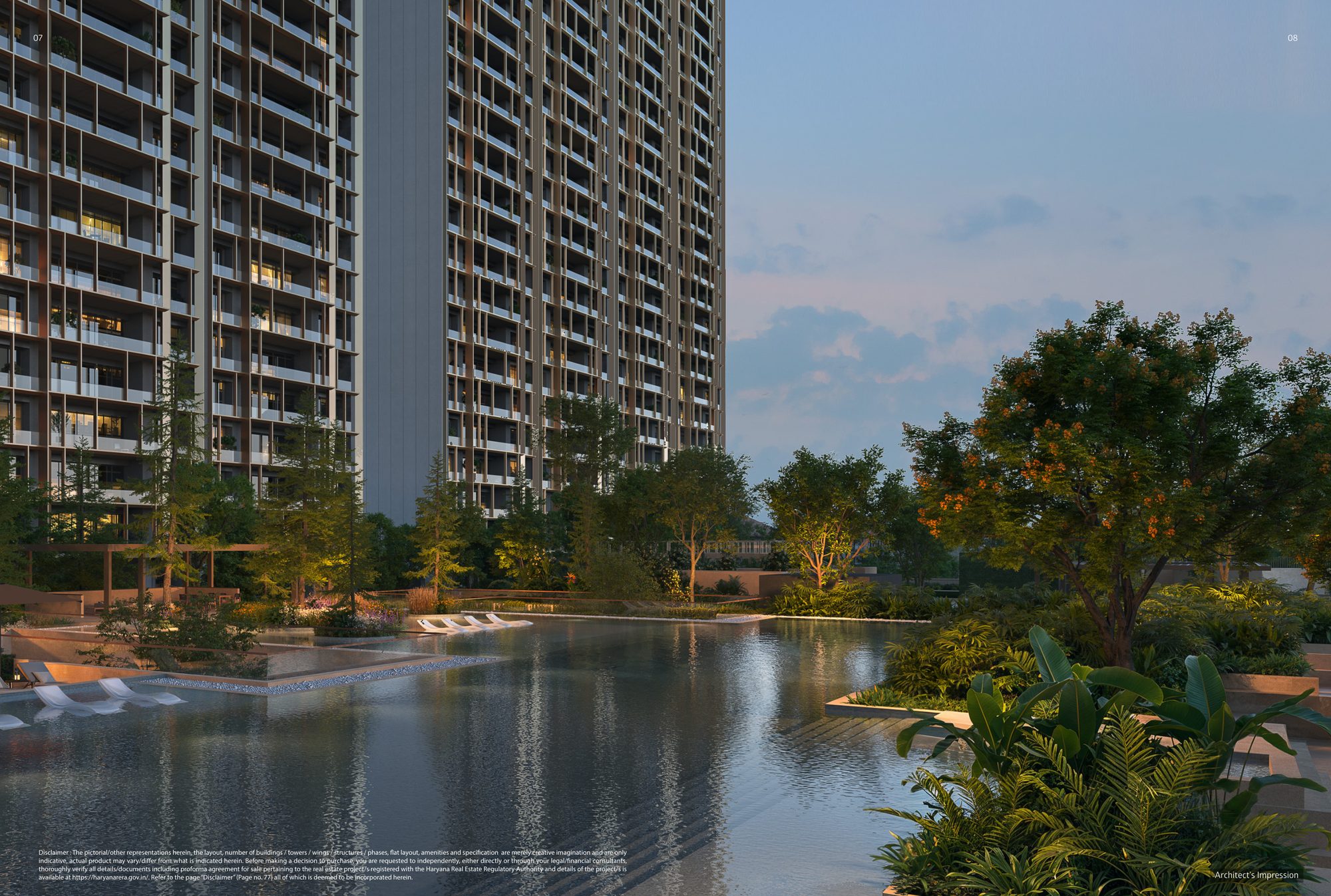 Three Sixty North by Oberoi Realty, Gurugram, architect's impression